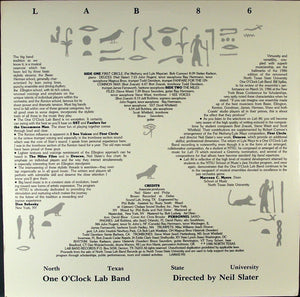 One O'Clock Lab Band* : Lab 86 (LP, Album)
