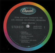 Charger l&#39;image dans la galerie, Stan Kenton Conducts The Los Angeles Neophonic Orchestra : Stan Kenton Conducts The Los Angeles Neophonic Orchestra (LP, Album, Gat)
