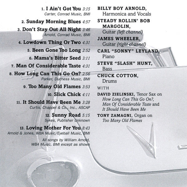 Charger l'image dans la galerie, Billy Boy Arnold : Eldorado Cadillac (CD, Album)
