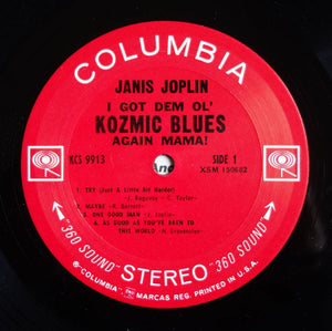 Janis Joplin : I Got Dem Ol' Kozmic Blues Again Mama! (LP, Album, San)