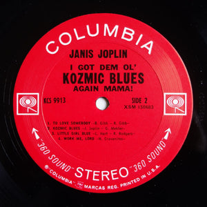 Janis Joplin : I Got Dem Ol' Kozmic Blues Again Mama! (LP, Album, San)