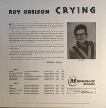 Load image into Gallery viewer, Roy Orbison : Crying (LP, Album, Mono, RE, 200)
