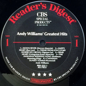 Andy Williams : Greatest Hits (LP, Comp)