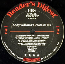 Laden Sie das Bild in den Galerie-Viewer, Andy Williams : Greatest Hits (LP, Comp)
