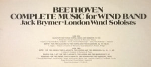 Beethoven*, Jack Brymer, London Wind Soloists : Complete Music For Wind Band (LP, Album, RE)