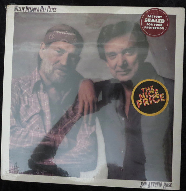 Willie Nelson & Ray Price : San Antonio Rose (LP, Album, RE, Car)