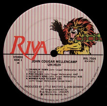 Load image into Gallery viewer, John Cougar Mellencamp : Uh-Huh (LP, Album, 26 )
