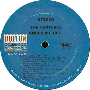 The Ventures : Knock Me Out! (LP, Album, Ter)