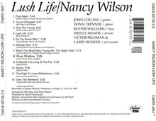 Charger l&#39;image dans la galerie, Nancy Wilson : Lush Life (CD, Album, RE)
