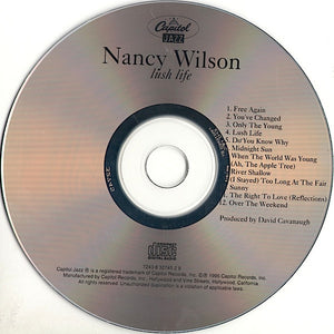 Nancy Wilson : Lush Life (CD, Album, RE)