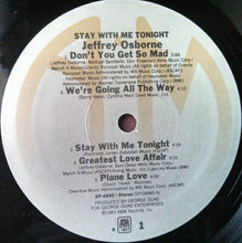 Laden Sie das Bild in den Galerie-Viewer, Jeffrey Osborne : Stay With Me Tonight (LP, Album, B -)
