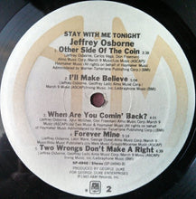 Laden Sie das Bild in den Galerie-Viewer, Jeffrey Osborne : Stay With Me Tonight (LP, Album, B -)
