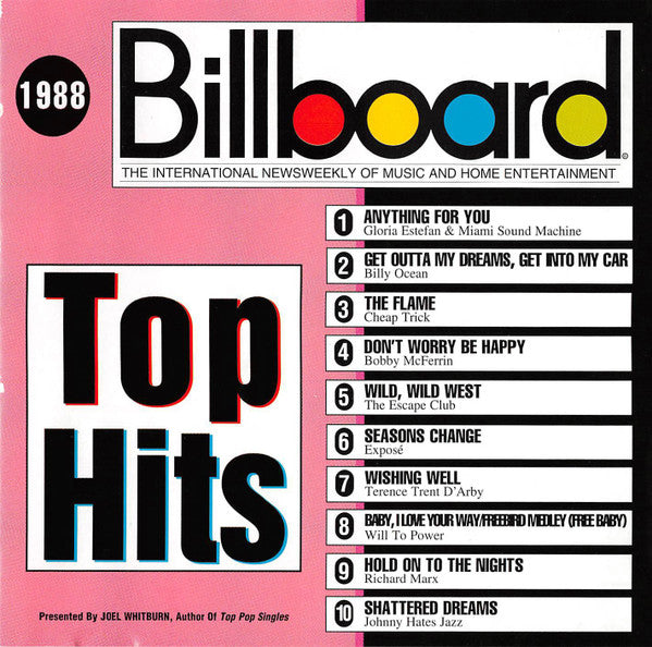 Various : Billboard Top Hits - 1988 (CD, Comp, RM)