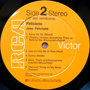 José Feliciano : Feliciano! (LP, Album, RP, Ind)