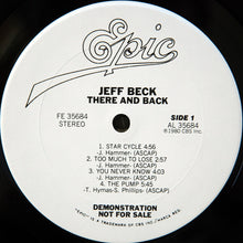 Load image into Gallery viewer, Jeff Beck : There &amp; Back (LP, Album, Promo, San)
