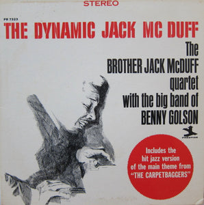 The Brother Jack McDuff Quartet With The Big Band Of Benny Golson : The Dynamic Jack Mc Duff (LP, Album, Gat)