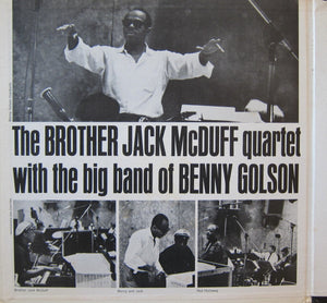 The Brother Jack McDuff Quartet With The Big Band Of Benny Golson : The Dynamic Jack Mc Duff (LP, Album, Gat)