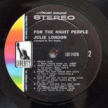 Charger l&#39;image dans la galerie, Julie London : For The Night People (LP, Album, RP)

