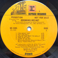 Load image into Gallery viewer, Browning Bryant : Browning Bryant (LP, Album, Promo)
