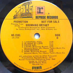 Browning Bryant : Browning Bryant (LP, Album, Promo)