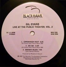 Charger l&#39;image dans la galerie, Gil Evans : Live At The Public Theater Vol. 2 (New York 1980) (LP, Album, RE)
