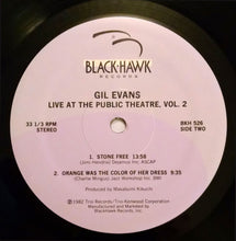 Charger l&#39;image dans la galerie, Gil Evans : Live At The Public Theater Vol. 2 (New York 1980) (LP, Album, RE)
