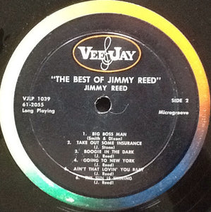 Jimmy Reed : The Best Of Jimmy Reed (LP, Album, Mono, ARP)