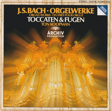 Charger l&#39;image dans la galerie, Johann Sebastian Bach - Ton Koopman : Orgelwerke - Organ Works - Œuvres Pour Orgue - Toccaten &amp; Fugen (CD, Album)
