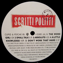 Load image into Gallery viewer, Scritti Politti : Cupid &amp; Psyche 85 (LP, Album)
