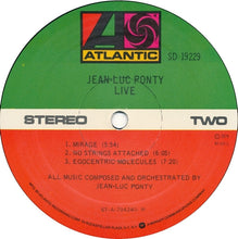 Load image into Gallery viewer, Jean-Luc Ponty : Live (LP, Album, RI )
