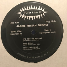 Laden Sie das Bild in den Galerie-Viewer, The Jackie McLean Quintet* : The Jackie McLean Quintet (LP, Album, Mono, RE, Bla)
