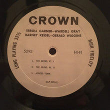 Laden Sie das Bild in den Galerie-Viewer, Erroll Garner, Wardell Gray, Barney Kessell*, Gerald Wiggins : Erroll Garner - Wardell Gray - Barney Kessell - Gerald Wiggins (LP, Comp, Mono)
