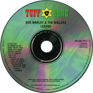 Bob Marley And The Wailers* : Legend (The Best Of Bob Marley And The Wailers) (CD, Comp, RE, RM)