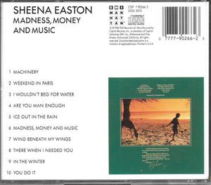 Sheena Easton : Madness, Money And Music (CD, Album)