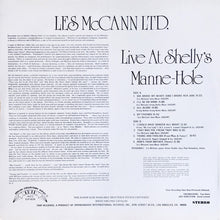 Laden Sie das Bild in den Galerie-Viewer, Les McCann Ltd. : Live At Shelly's Manne-Hole (LP, RE)
