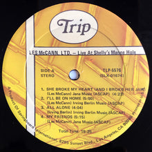 Laden Sie das Bild in den Galerie-Viewer, Les McCann Ltd. : Live At Shelly's Manne-Hole (LP, RE)
