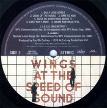 Load image into Gallery viewer, Wings (2) : Wings At The Speed Of Sound (LP, Album, Los)
