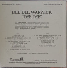 Laden Sie das Bild in den Galerie-Viewer, Dee Dee Warwick : Dee Dee (LP, Album)
