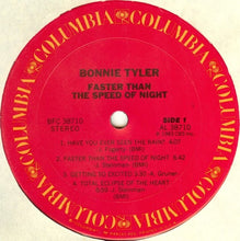 Laden Sie das Bild in den Galerie-Viewer, Bonnie Tyler : Faster Than The Speed Of Night (LP, Album, Car)
