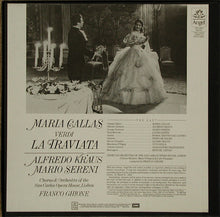 Charger l&#39;image dans la galerie, Giuseppe Verdi, Maria Callas, Alfredo Kraus, Mario Sereni, Franco Ghione, Orquestra Sinfónica Do Teatro Nacional De São Carlos, Lisboa : La Traviata (2xLP, Mono, RM + Box)
