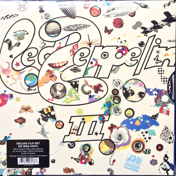 Led Zeppelin : Led Zeppelin III (LP, Album, RE, RM, 180 + LP, Album, 180 + Dlx, Tri)