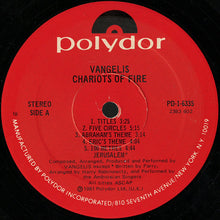 Load image into Gallery viewer, Vangelis : Chariots Of Fire (LP, Album, 18 )
