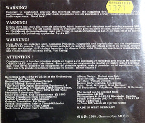 Jean Sibelius, The Gothenburg Symphony Orchestra* / Neeme Järvi : Symphony Nr. 5 In E Flat Op. 82 / Andante Festivo / Karelia-Overture Op. 10 (CD, Album)