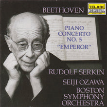 Load image into Gallery viewer, Beethoven*, Rudolf Serkin, Seiji Ozawa, Boston Symphony Orchestra : Piano Concerto No. 5 &quot;Emperor&quot; (CD, Album, RE, Dig)
