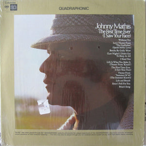 Johnny Mathis : The First Time Ever (I Saw Your Face) (LP, Album, Quad)