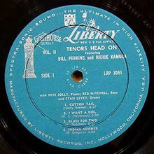 Charger l'image dans la galerie, Bill Perkins, Richie Kamuca With Pete Jolly, Stan Levey, Red Mitchell : Tenors Head-On (LP, Album, Mono)

