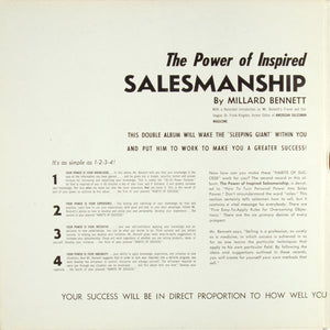 Millard Bennett : The Power Of Inspired Salesmanship (2xLP, Gat)