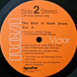 Hank Snow : The Best Of Hank Snow, Vol. II (LP, Comp)
