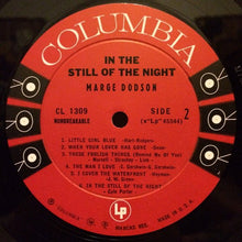 Load image into Gallery viewer, Marge Dodson : In The Still Of The Night (LP, Album, Mono)
