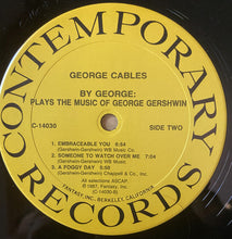 Load image into Gallery viewer, George Cables : By George: George Cables Plays The Music Of George Gershwin (LP, Album)
